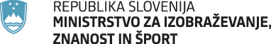 Logo Ministrstvo za izobraževanje, znanost in šport