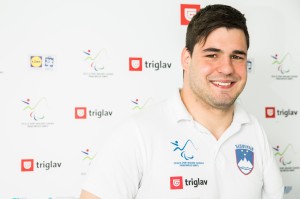 Darko ?uri?, Slovenian paralympic swimmer during Media day of the National Paralympic Committee (NPC) of Slovenia, on April 26, 2016 in Olympic pool Radovljica, Slovenia. Photo by Vid Ponikvar / Sportida
