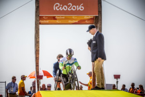 Primoz Jeralic of Slovenia during Men's Time Trial H5 of Cycling Road competition during Day 7 of the Rio 2016 Summer Paralympics Games on September 14, 2016 in Olympic Aquatics Stadium, Rio de Janeiro, Brazil. Photo by Vid Ponikvar / Sportida