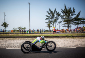 Primoz Jeralic of Slovenia during Men's Time Trial H5 of Cycling Road competition during Day 7 of the Rio 2016 Summer Paralympics Games on September 14, 2016 in Olympic Aquatics Stadium, Rio de Janeiro, Brazil. Photo by Vid Ponikvar / Sportida