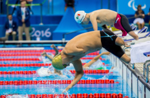 Darko Duric of Slovenia competes in the Swimming Men's 50m Freestyle - S4 Final during Day 10 of the Rio 2016 Summer Paralympics Games on September 17, 2016 in Olympic Aquatic Stadium, Rio de Janeiro, Brazil. Photo by Vid Ponikvar / Sportida