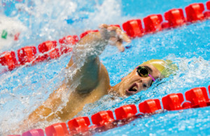 Darko Duric of Slovenia competes in the Men's 100m Freestyle S4 Final on day 1 during the Rio 2016 Summer Paralympics Games on September 8, 2016 in Olympic Aquatics Stadium, Rio de Janeiro, Brazil. Photo by Vid Ponikvar / Sportida